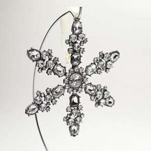 Pewter Snowflake Ornament or Clip